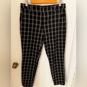 Liverpool size 6 black windowpane pants.